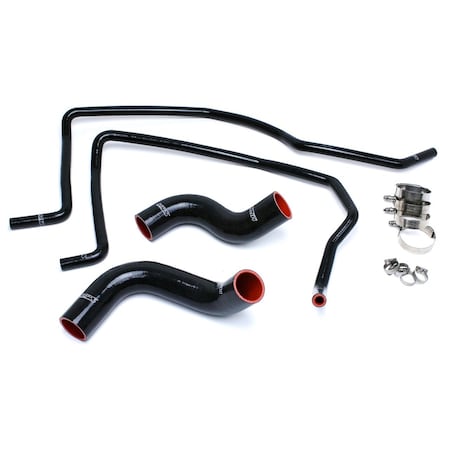 Hps Performance High Temp Reinforced Silicone Radiator and Heater Coolant Hose Kit, Black,  57-1498-BLK