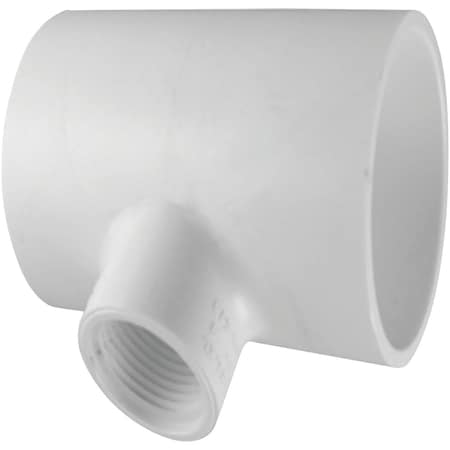 Charlotte Pipe And Foundry 1-1/4'' Solvent Weld x 1/2'' FIP Schedule 40 PVC Tee PVC 02401 3700HA