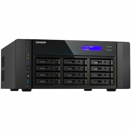 Qnap AMD RYZEN 7 9000 SERIES 8C16T 3.8GHZ BOOST UP TO 5.5 GHZ, 32GB DDR5 NON-ECC RA TS-H1277AFX-R7-32G-US