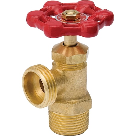Proline Series ProLine 3/4'' MIP x 3/4'' MHT Brass Lead-Free Boiler Drain 102-004NL