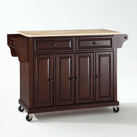 Crosley Full Size Wood Top Kitchen Cart KF30001EMA