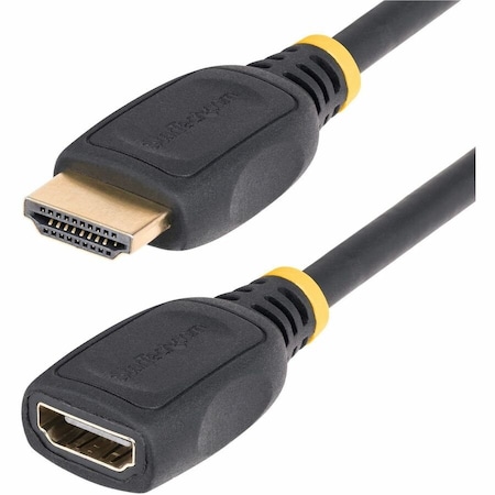 Startech.Com 6.6FT (2M) HDMI 2.0 EXTENSION CABLE, HIGH SPEED HDMI PORT SAVER CABLE, 4K 60HZ,  HD2MF6FL