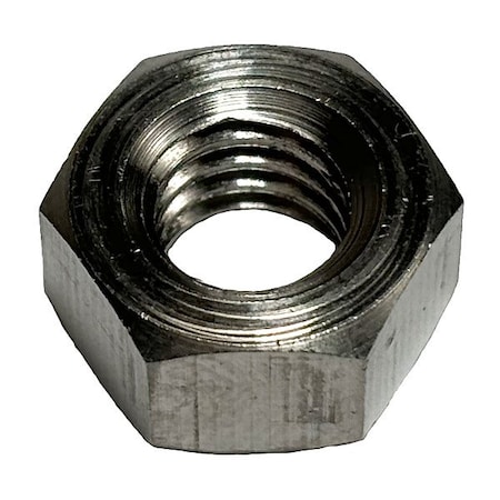 Allied Titanium Hex Nut, 5/16"-18, Titanium, Grade 2, Plain, 17/64 in Ht 0107176