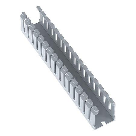 Panduit Wire Duct, Narrow Slot, Gray, 1.26W x 1.5D F1X1.5LG6
