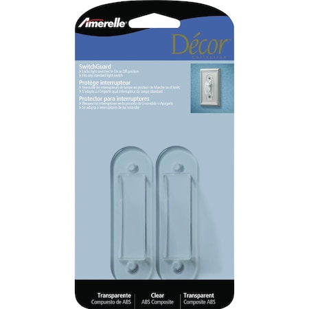 Amerelle Westek Clear Plastic Toggle Switch Guard, 2PK SGTC