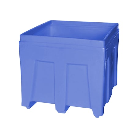 Myton Industries Bulk Ship Container, 14.5 cubic ft., weight capacity 800 lbs, Blue SO-3626 BLUE