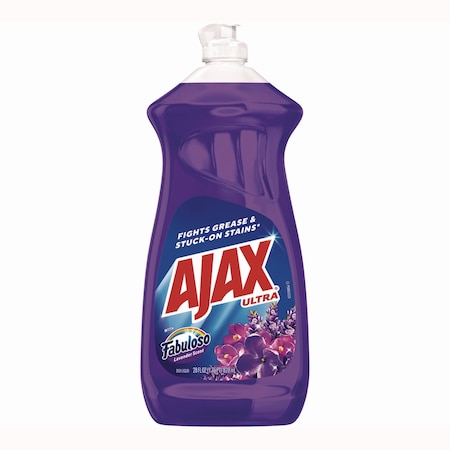 Ajax Dish Detergent, Fabuloso Lavender Scent, 28 oz Bottle 61037540