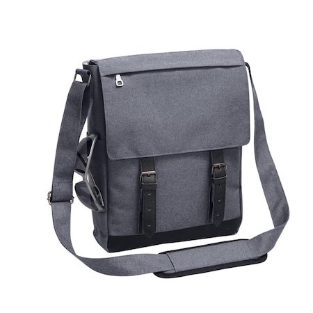 Preferred Nation Crosstown Messenger Bag, Grey P4733.GREY
