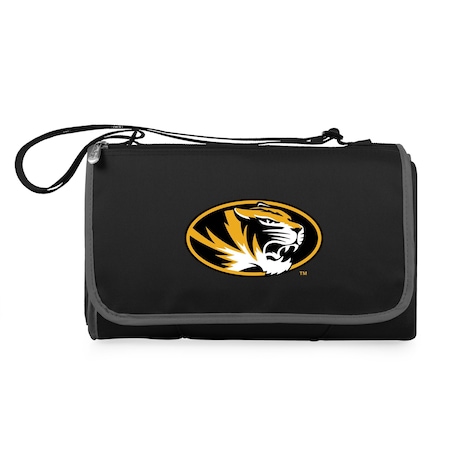 Picnic Time Family Of Brands NCAA Mizzou Tigers Blanket Tote Outdoor Picnic Blanket - Beach Blanket 820-00-175-394-0