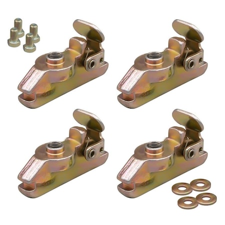 Mytee Products E-Track Threaded Fitting for Customising E-Track System Bolt On 1330 lbs WLL, 4PK ETK-THFITx4