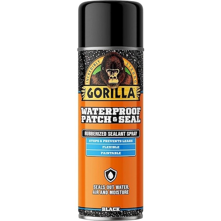 Gorilla Glue 16 Oz. Black Waterproof Patch & Seal Spray 104052