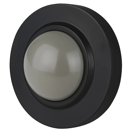 Trans Atlantic Black Concave Wall Mounted Door Stop GH-DS401-BLK