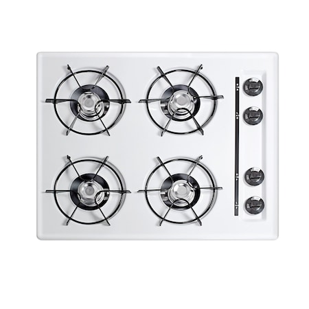 24in Wide 4-Burner Gas Cooktop