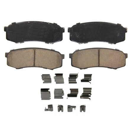Wagner Brake QuickStop Rear Disc Brake Pad Set Ceramic, ZD606