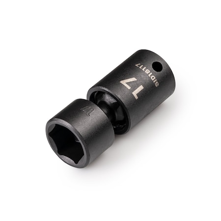 Tekton 3/8 in Drive Impact Universal Joint Socket 17 mm, Metric SID18117