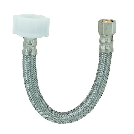 Do It Best 3/8'' COMP x 7/8'' BC x 9'' Braided Stainless Steel Toilet Supply Line 496-102DIB