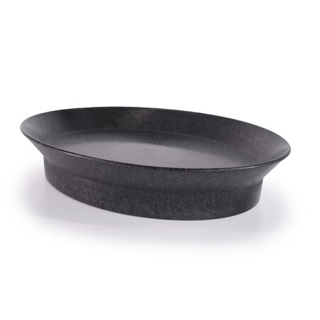 Hs 11in Oval Deli-Server, Charcoal, 24 each/case HS1057CH