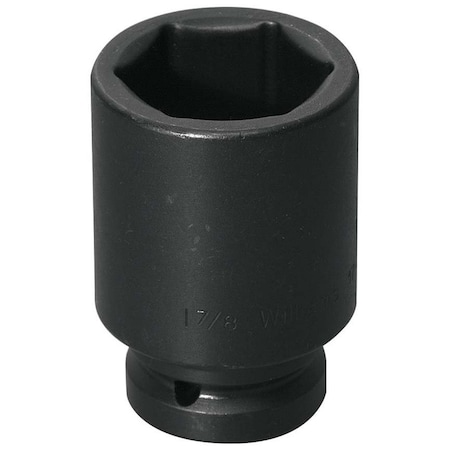 Williams 1" Drive Impact Socket Black Industrial, Deep 1" D, 6-Point 1-7/8 JHW17-660