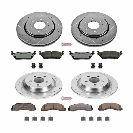 Powerstop Z36 TRUCK AND TOW PERFORMANCE BRAKE KIT K6803-36