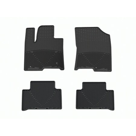 Weathertech Black, Front and Rear All Weather Floor Mats W619-W546