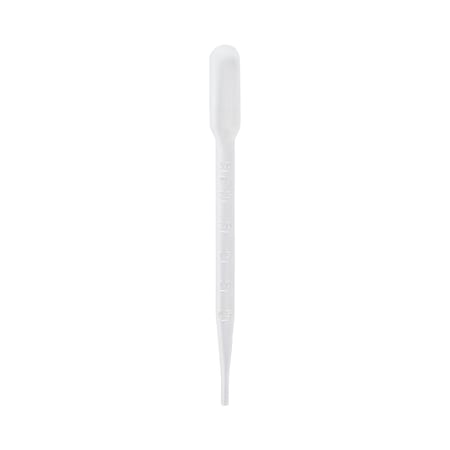 United Scientific Transfer Pipette, 7.0 mL, Graduated to 3 mL, Sterile, LDPE, 400PK UNTPS04