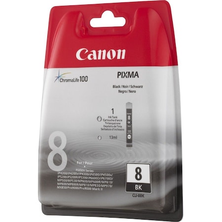 Canon Original Ink Cartridge - Black CNMCLI8BK