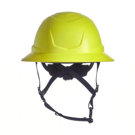 Msa Safety Helmet, High-Visibility Yellow, ABS 10250602