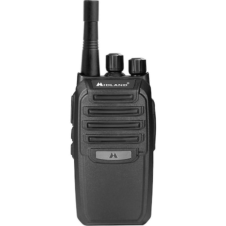 Midland Radio Two-Way BizTalk Business Band Radio, 16 Channels, 2 Watts, PC Programmable, Compact BR200