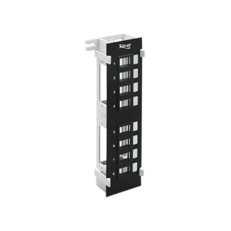 Icc PATCH PANEL, BLANK, VERTICAL, 8-PORT FLUSH IC107BP8VB