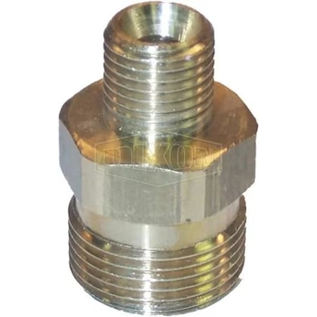 Dixon Fixed Plug, 1/4 in x 22 mm x 1.5 mm Nominal, MNPT End Style, Brass, Domestic AL455F
