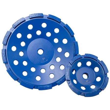 Diamond Star Blue Single Row Cup Grinder 4" X 5/8"-11 77383