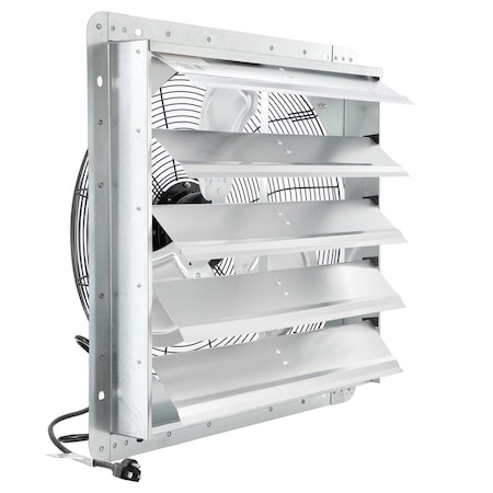 Vie Air 20 Inch Shutter Exhaust Fan with Power Cord 750122808M