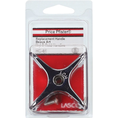 Westlake Pipe & Fittings Price Pfister Hot & Cold Chrome Tub & Shower Handle Kit, 2PK HC-61