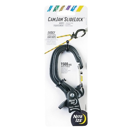 Nite Ize Rope Tightener, 10 ft L, Black CJSLL-01-R3