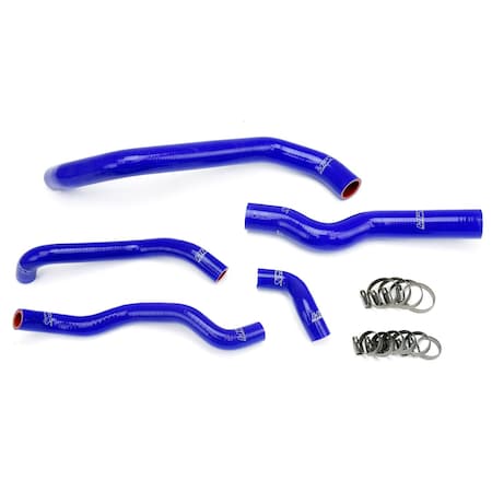 Hps Performance High Temp Reinforced Silicone Radiator and Heater Coolant Hose Kit, Blue,  57-1973-BLUE