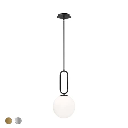 Eurofase Coburg Contemporary LED Chandelier, 1-Light, 5500 Lumens, Clear/Anodized Gold 37231-019