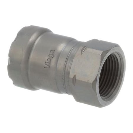 Viega MegaPress adapter P 1 FPT 1 carbon steel zinc-nickel coating 25140