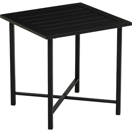 Outdoor Expressions Windsor 18'' x 18'' Steel Slat Side Table 870088