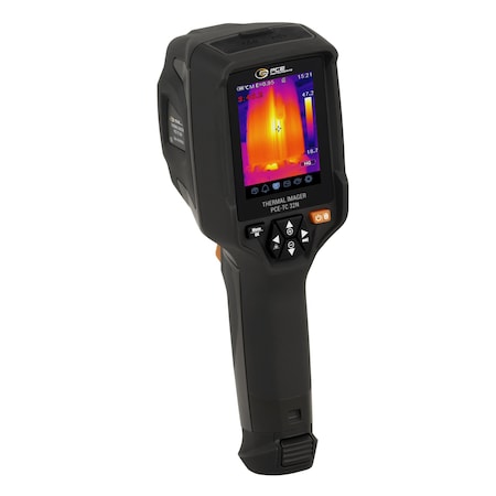 Pce Instruments Thermal imager, 256x192 px, -4 to 1022 deg F with 60 mK sensitivity, 25 Hz and Wi-Fi/USB-C PCE-TC 32N