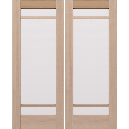 Doornmore G10302, 66.5" x 82" ( 2x32" Door) Left Hand, Mahogany SDL 3 Lite Exterior Door G10302-SW-3280_2_LI