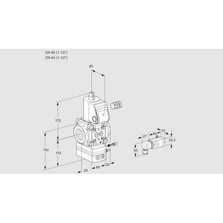 Honeywell Kromschroder VAG240R/NWAE KS88028194