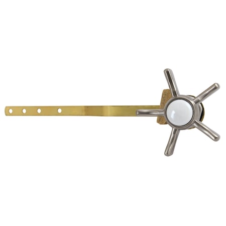 Kingston Brass Front Mount Toilet Tank Lever, Brushed Nickel KTNX8