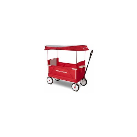 Radio Flyer 3-In-1 EZ Fold Wagon with Canopy 3951A