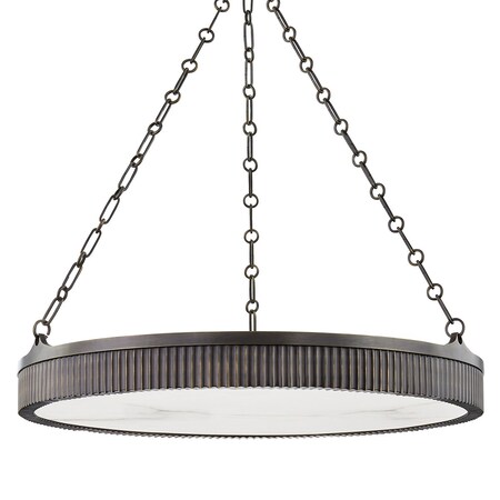 Hudson Valley Lighting Lynden 8 Light Chandelier 30 In. Distressed Bronze 532-DB