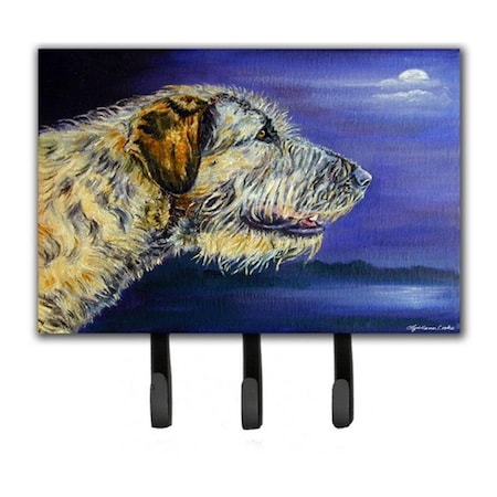 Carolines Treasures Irish Wolfhound Looking Leash and Key Holder 7352TH68