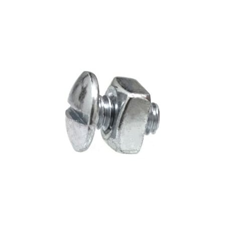 Auveco Truss Head License Plate Bolt And Nut 1/4in-20 x 1/2in, 100PK 3184