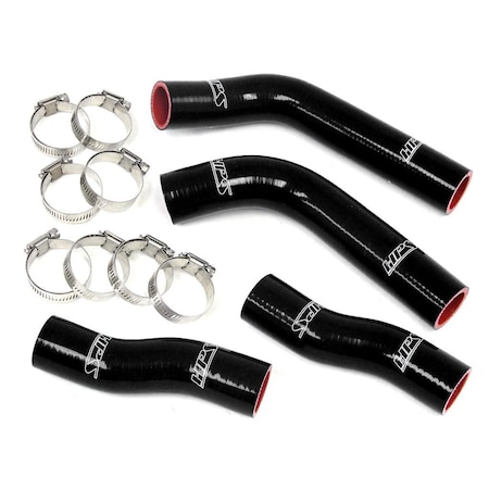 Hps Performance High Temp Reinforced Silicone Radiator Coolant Hose Kit, Black,  57-1315-BLK