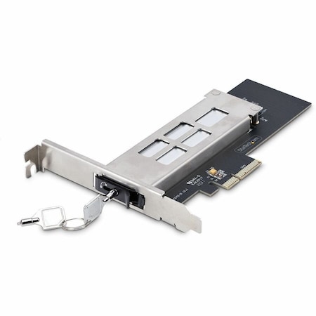 Startech.Com M.2 NVME SSD TO PCIE X4 MOBILE RACK/BACKPLANE W/REMOVABLE TRAY FOR PCI EXPRESS EXPANSION SLOT, M2-REMOVABLE-PCIE-N1