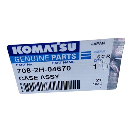 Komatsu CASE ASM, KOMATSU OEM 708-2H-04670 708-2H-04670