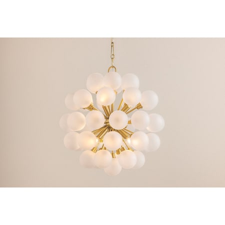 Mitzi 6 Light Lisette Semi Flush Aged Brass H1092606-AGB